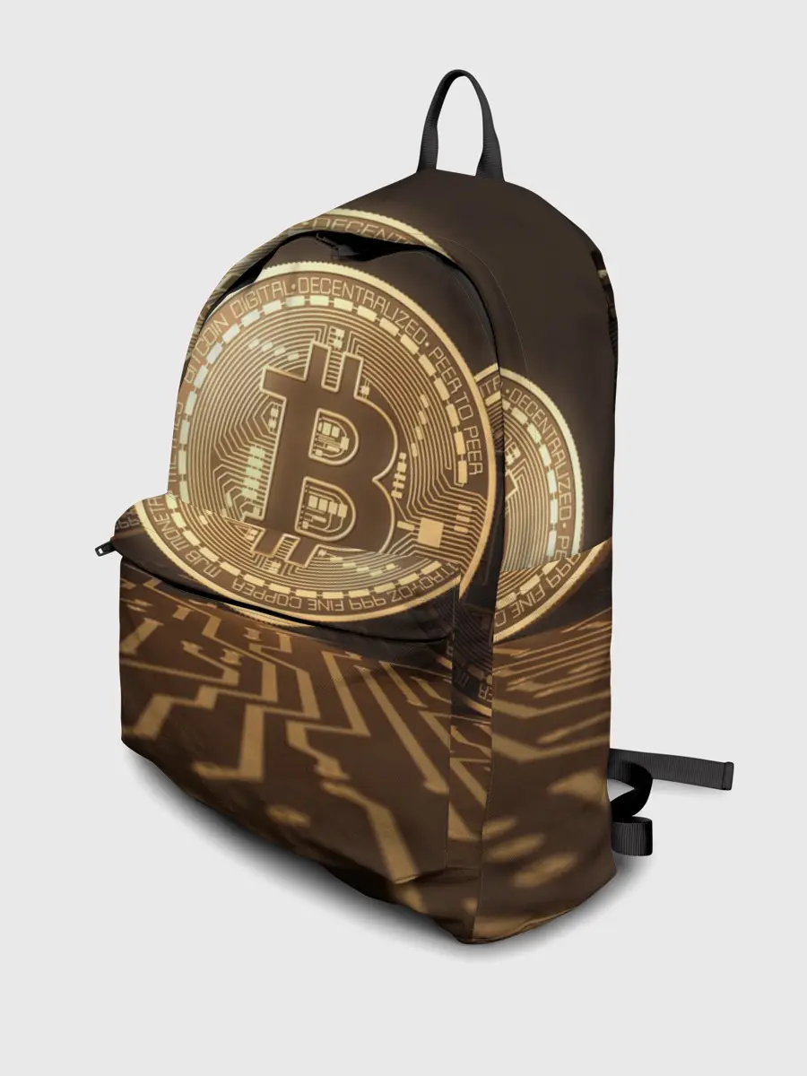 Рюкзак джинсовый / Биткоин