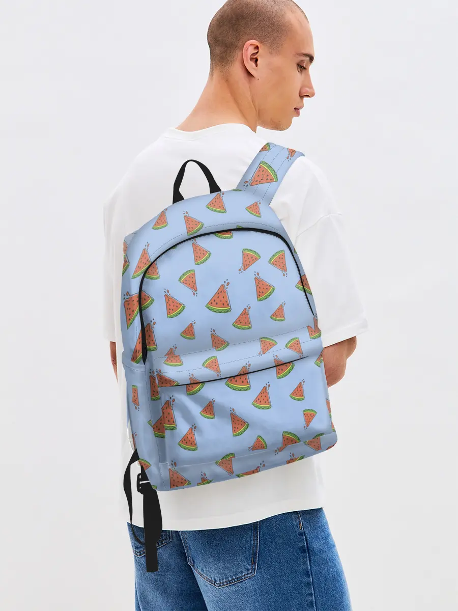 Рюкзак джинсовый / Кусочки арбуза