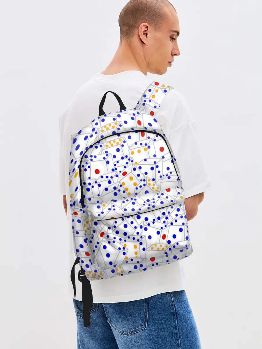 Рюкзак джинсовый / Игральные кубики