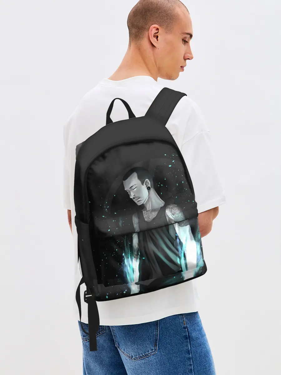 Рюкзак джинсовый / Линкин Парк