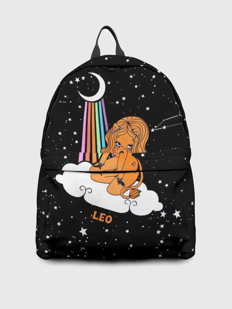 Рюкзак джинсовый / Львица