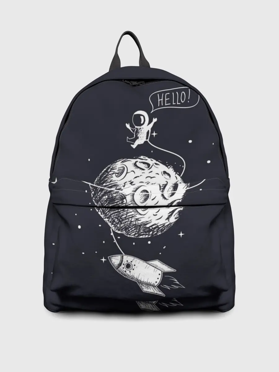 Рюкзак джинсовый / Hello | Космонавт