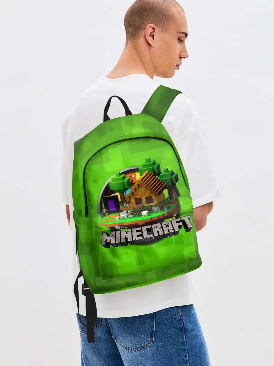 Рюкзак джинсовый / Minecraft