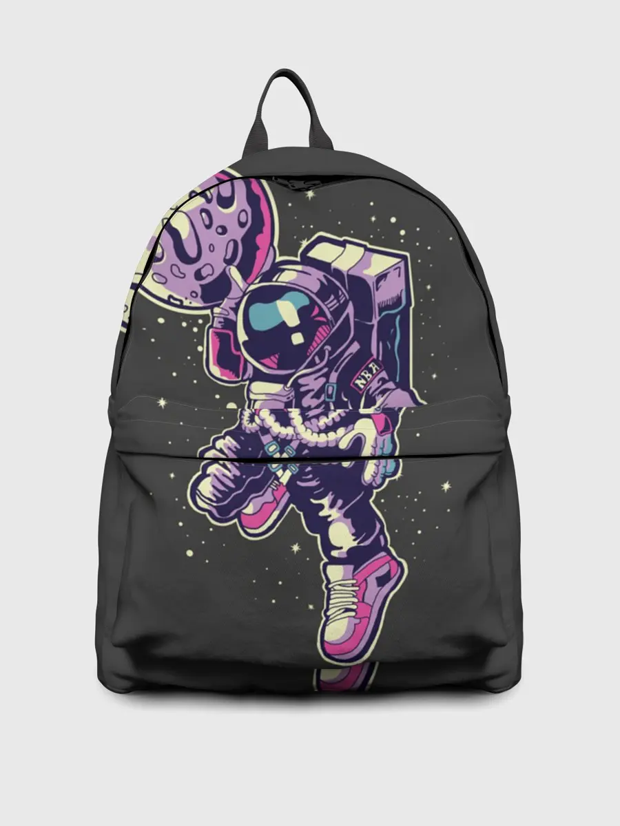 Рюкзак джинсовый / Космонавт Баскетболист