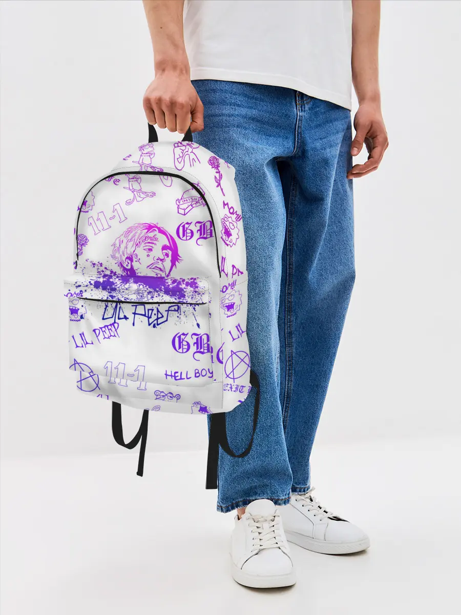 Рюкзак джинсовый / LIL PEEP