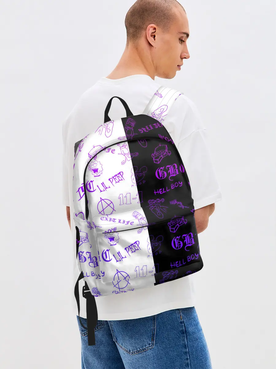 Рюкзак джинсовый / LIL PEEP