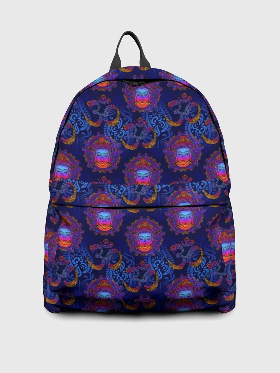 Рюкзак джинсовый / Мантра ОМ