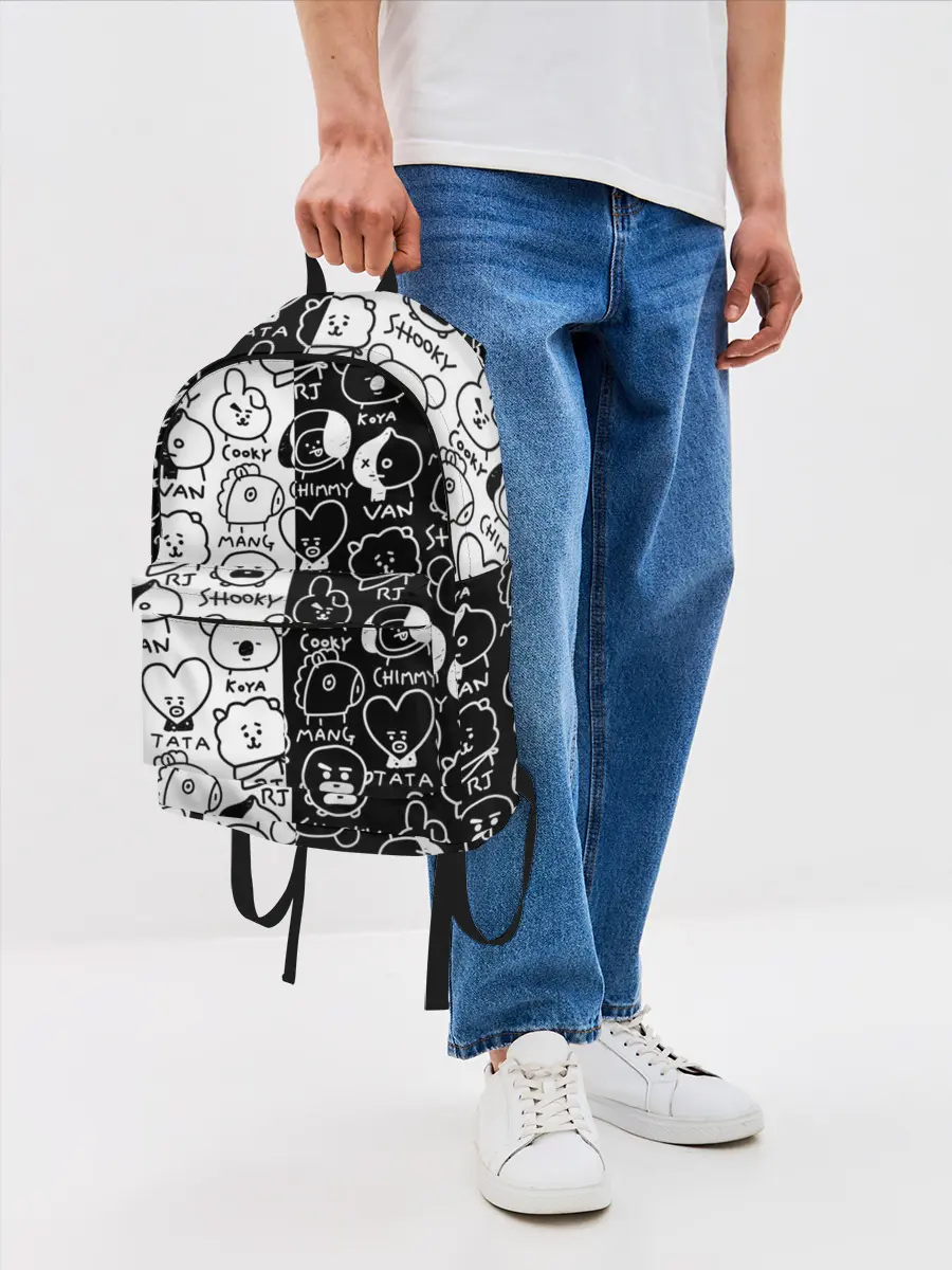 Рюкзак джинсовый / BTS | BT21