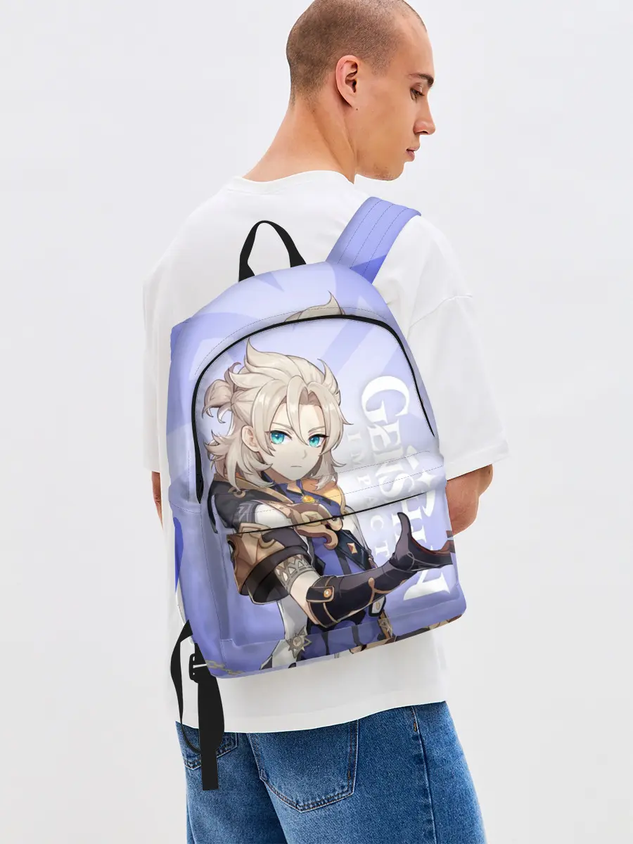 Рюкзак джинсовый / GENSHIN IMPACT, АЛЬБЕДО