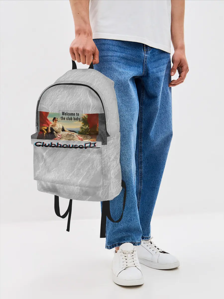 Рюкзак джинсовый / Clubhouse Welcome | Клабхаус
