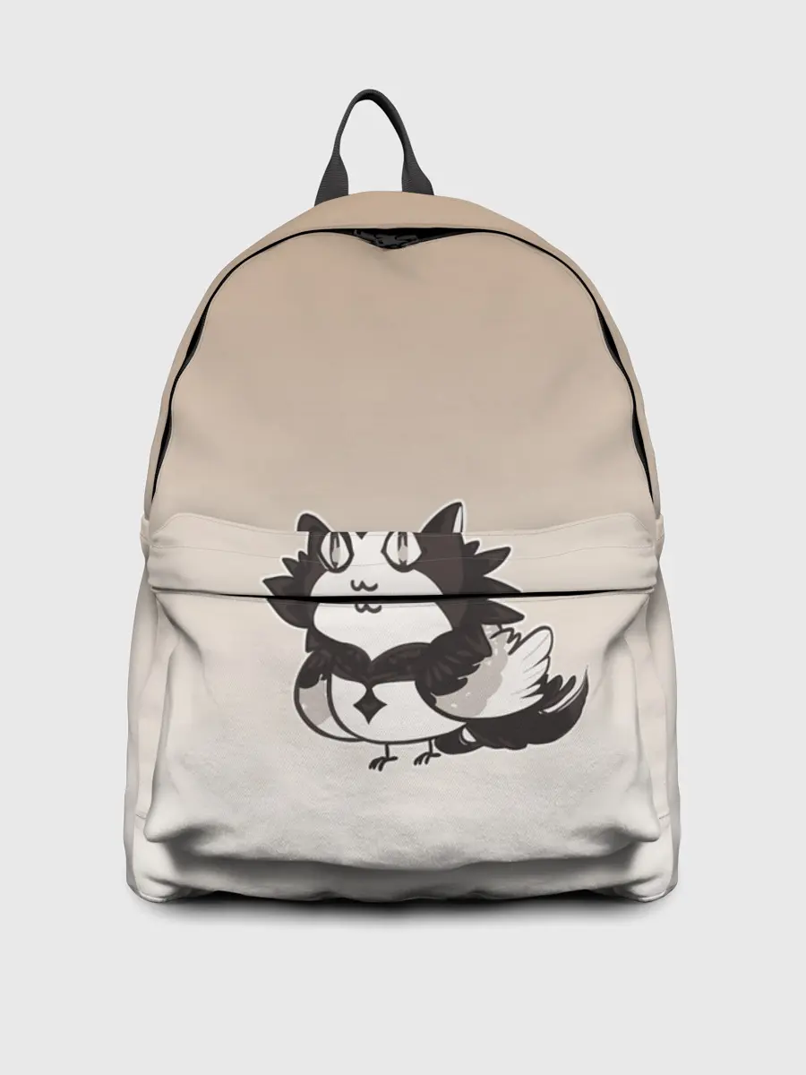 Рюкзак джинсовый / сова котик аниме