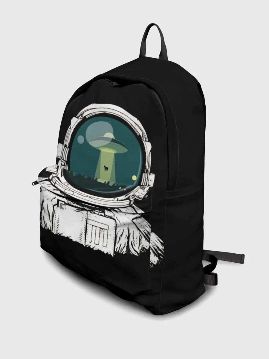 Рюкзак джинсовый / Скафандр с отражением НЛО