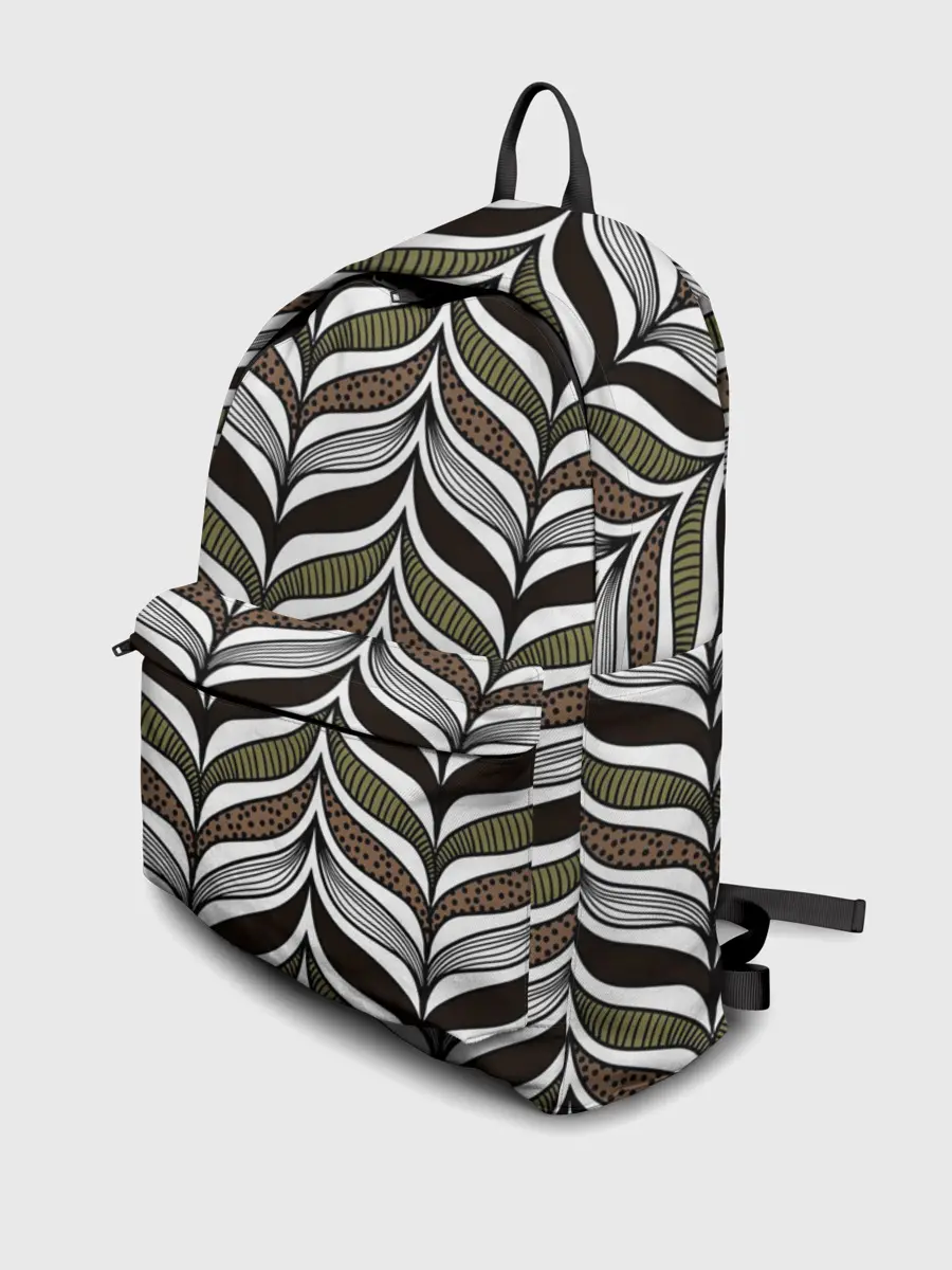 Рюкзак джинсовый / Африканский племенной узор