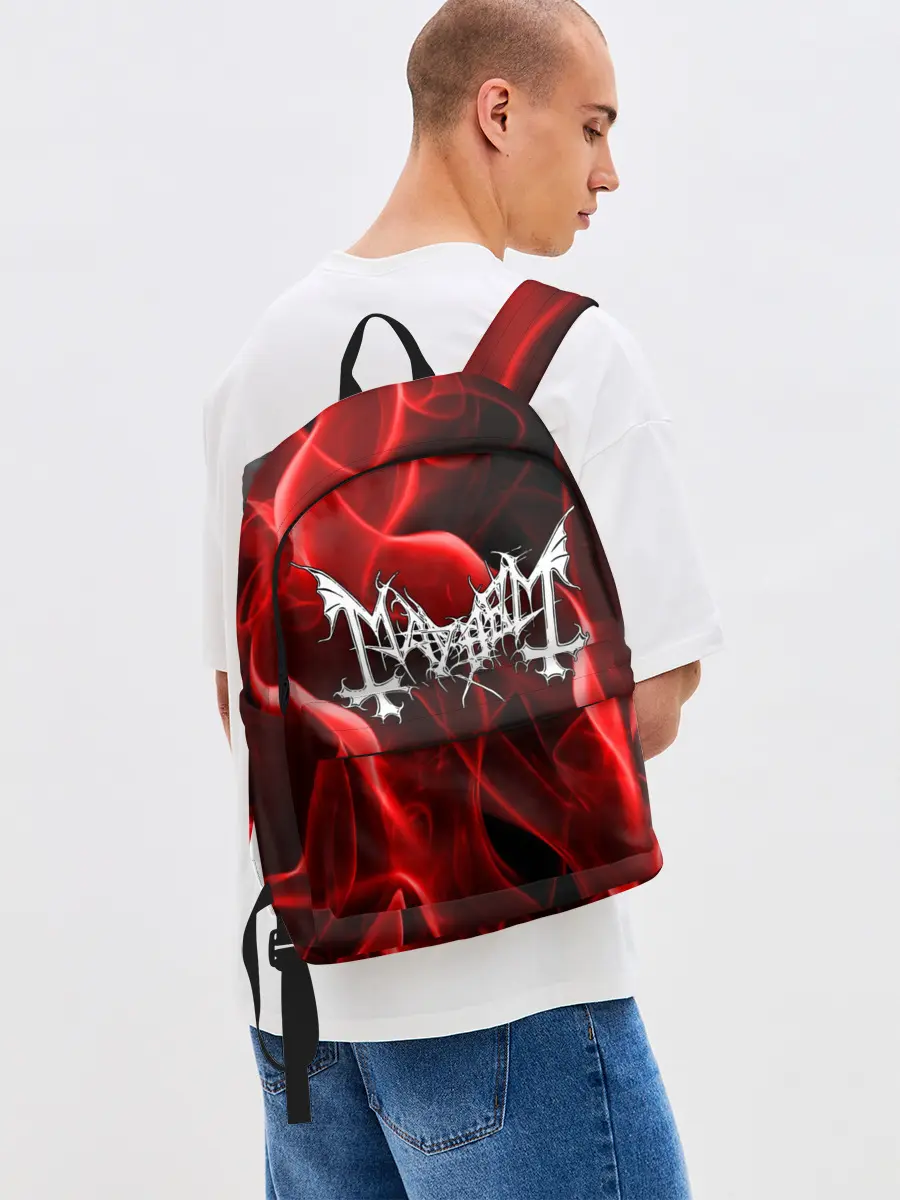 Рюкзак джинсовый / MAYHEM