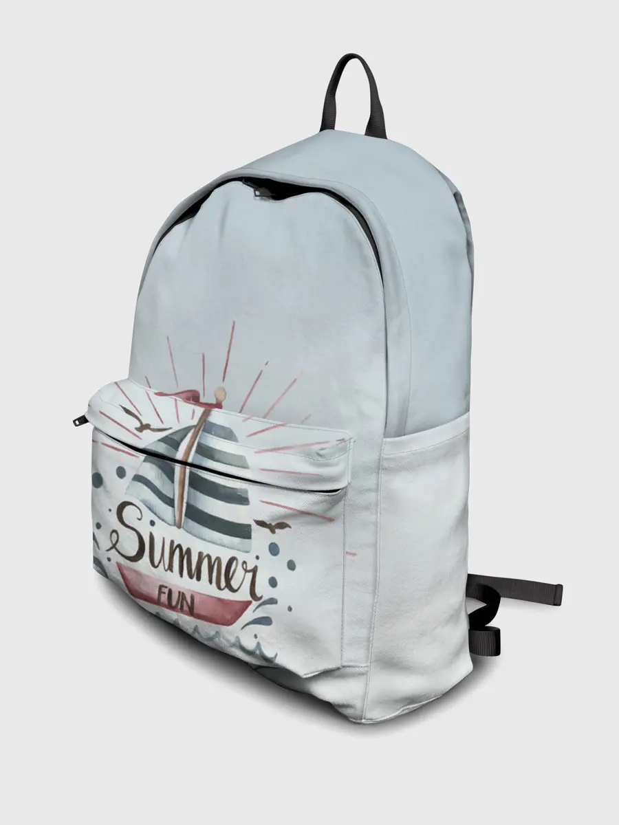 Рюкзак джинсовый / кораблик лето