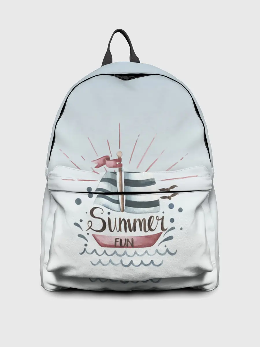 Рюкзак джинсовый / кораблик лето