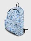 Рюкзак джинсовый / Орнамент снежинки