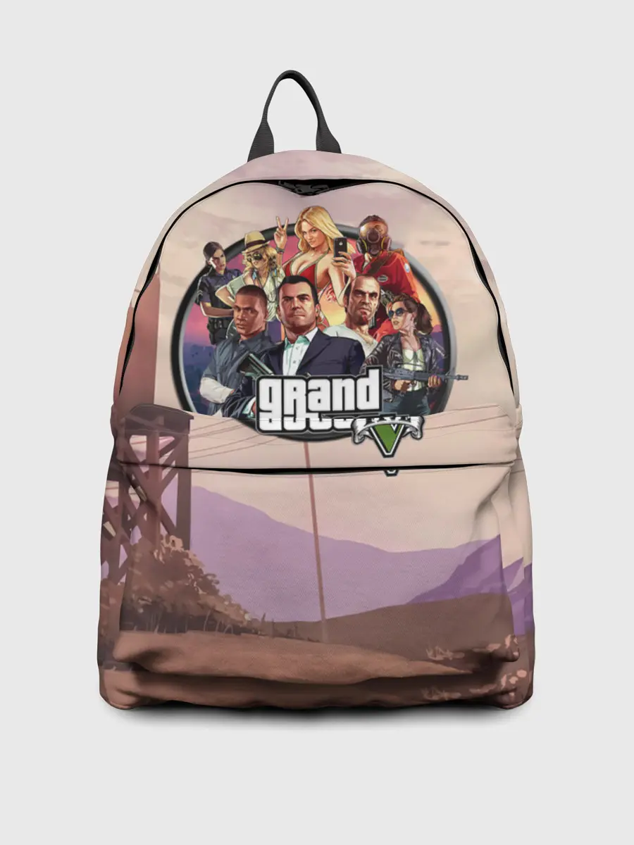 Рюкзак джинсовый / Grand Theft Auto 5 персонажи