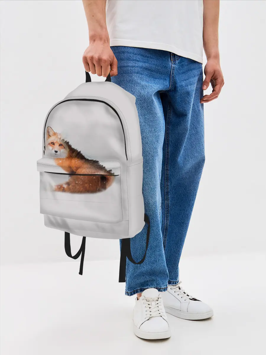 Рюкзак джинсовый / Лисица