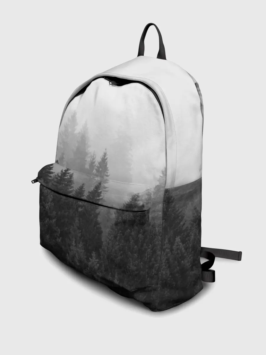 Рюкзак джинсовый / Туманный лес