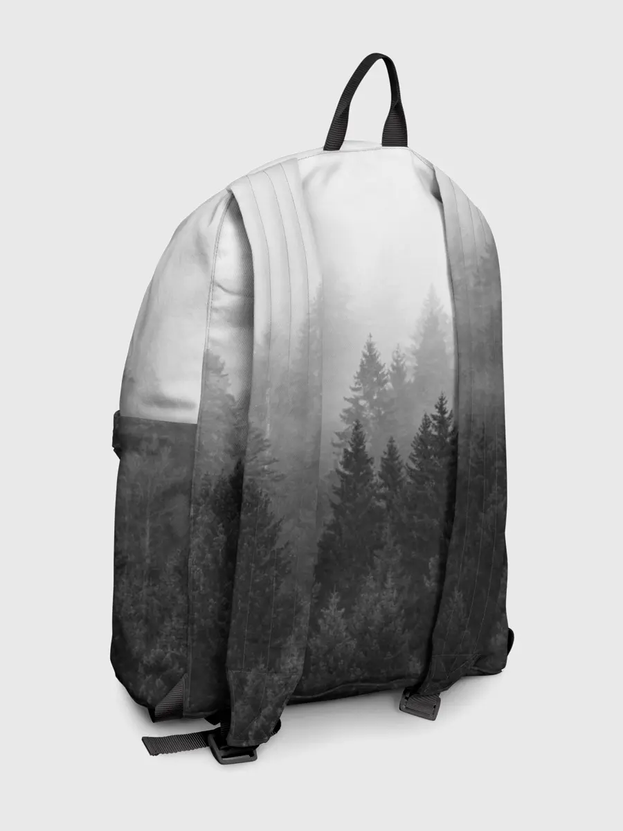 Рюкзак джинсовый / Туманный лес