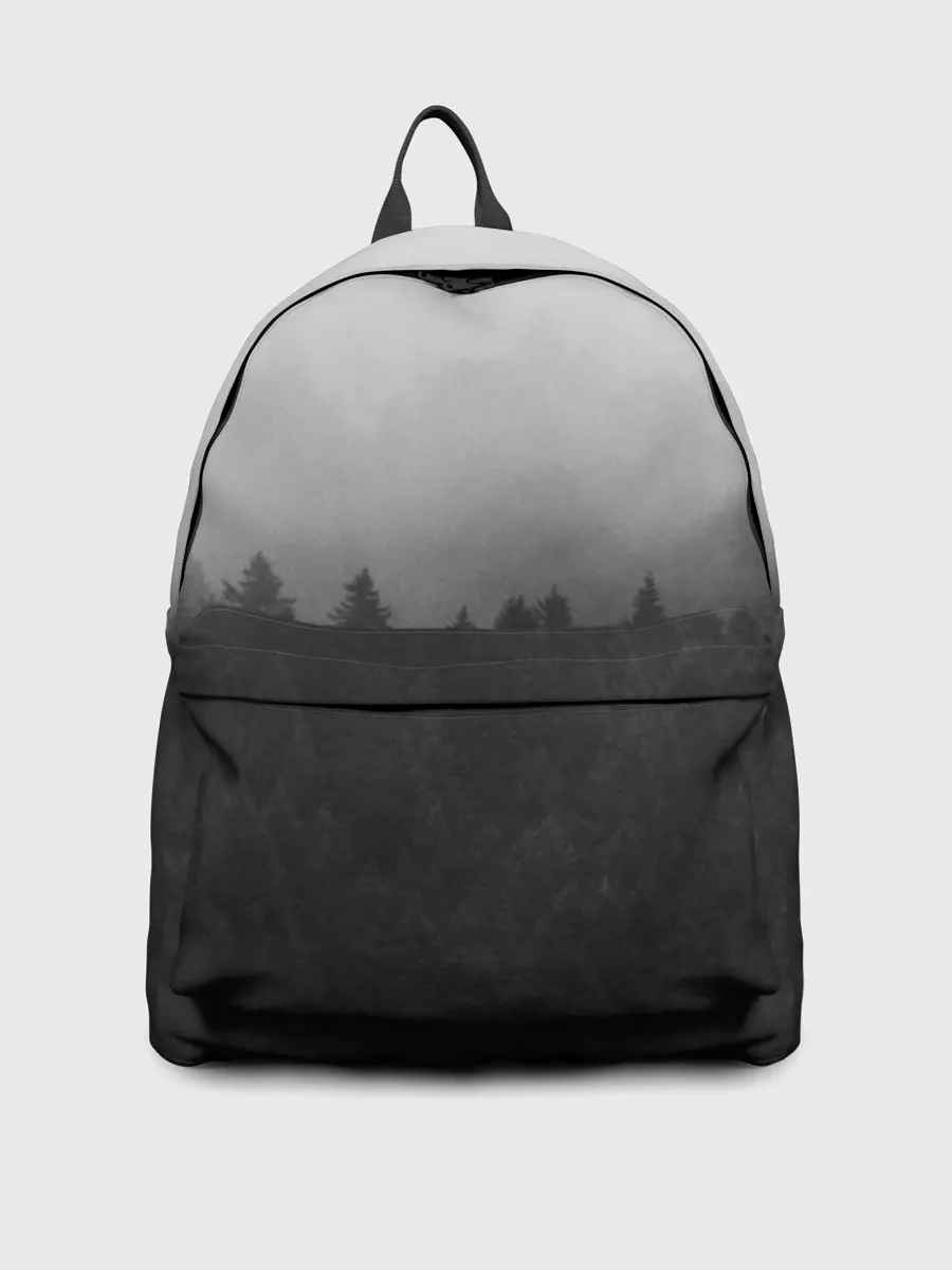 Рюкзак джинсовый / Туманный лес