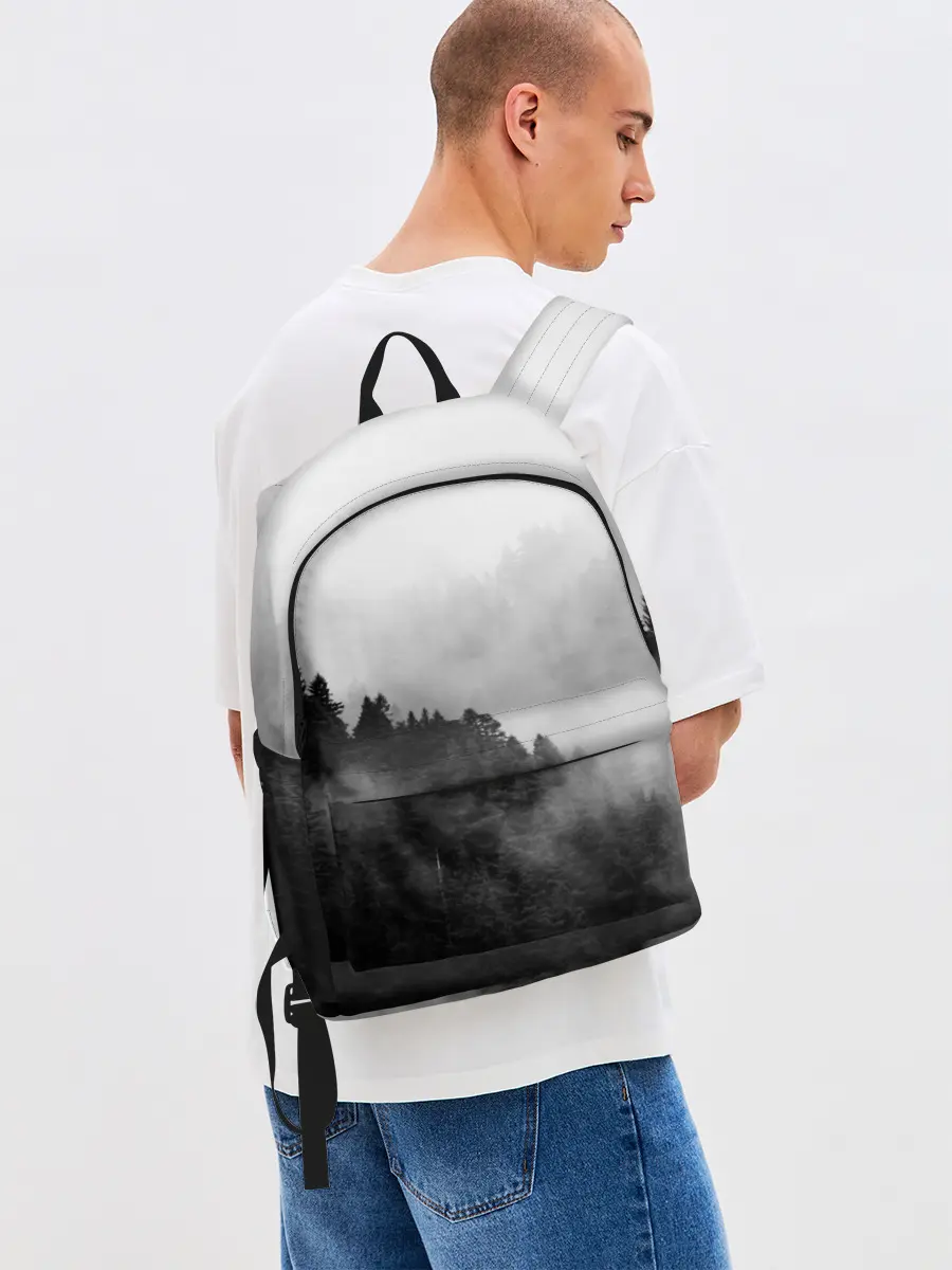 Рюкзак джинсовый / Природа - Лес