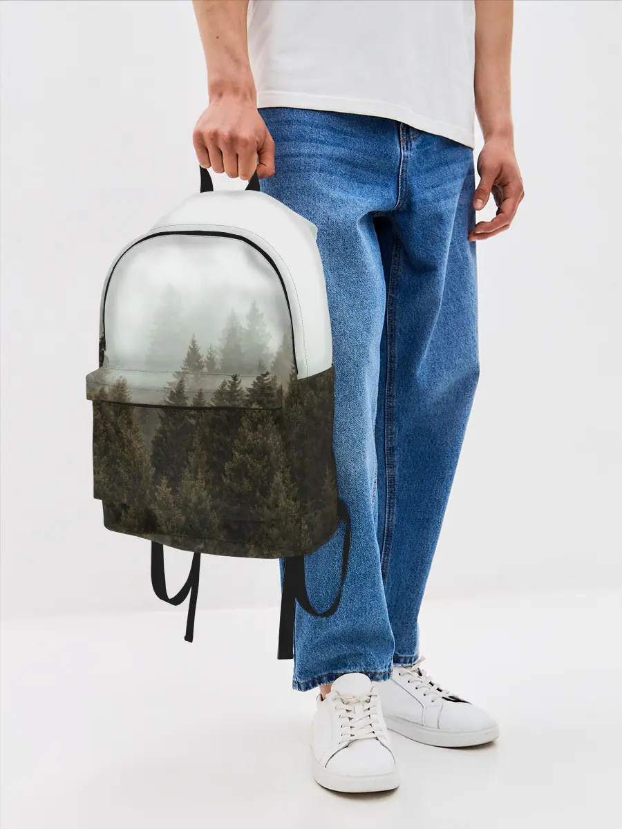 Рюкзак джинсовый / Деревья