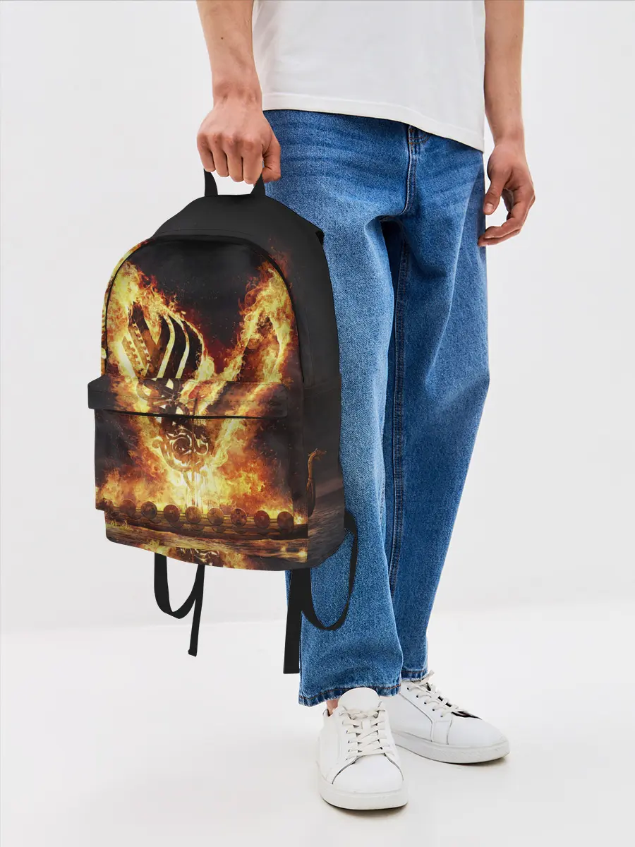 Рюкзак джинсовый / ВИКИНГИ | VIKINGS | V