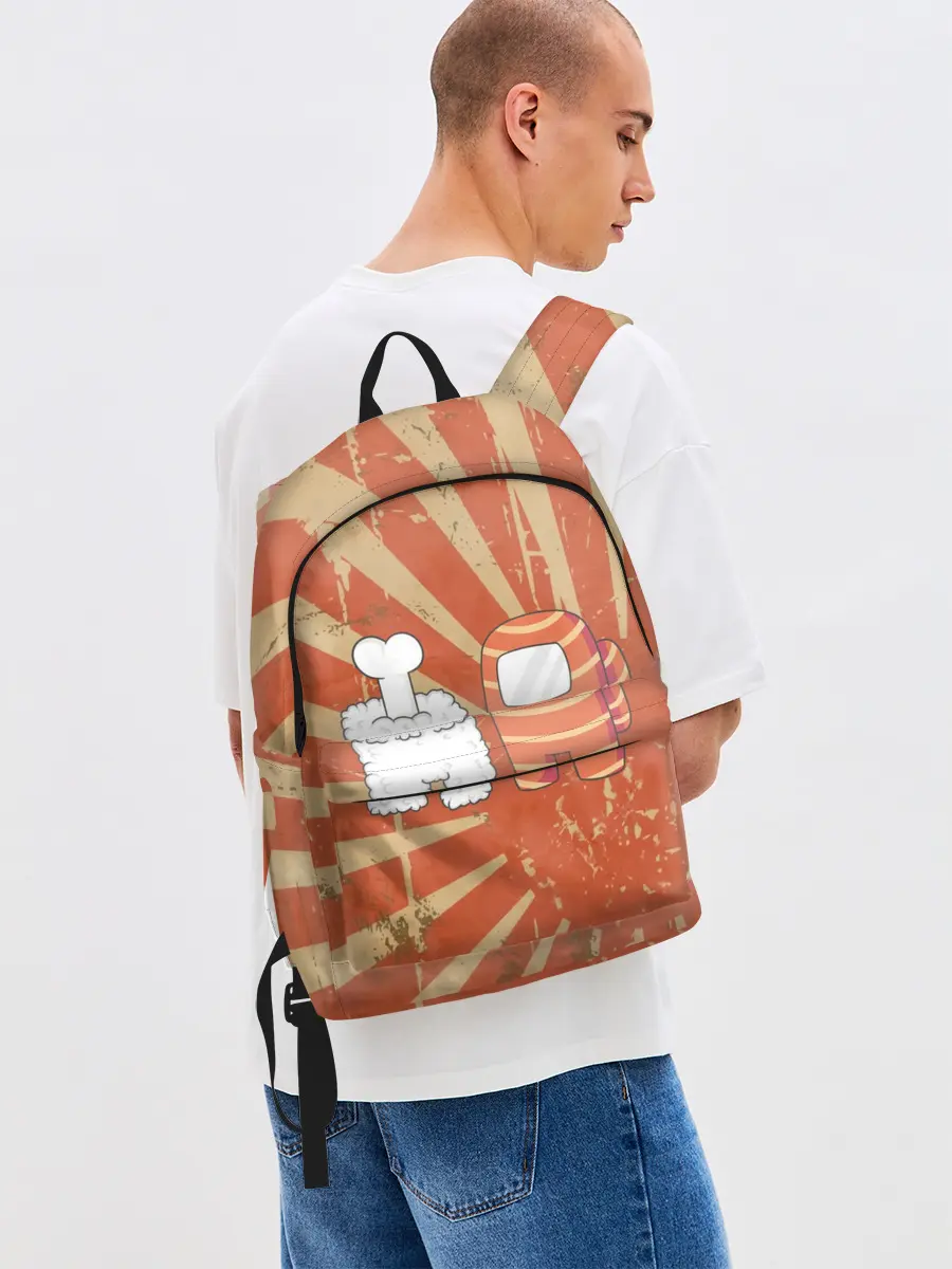 Рюкзак джинсовый / СУШИ | AMONG US | IMPOSTOR