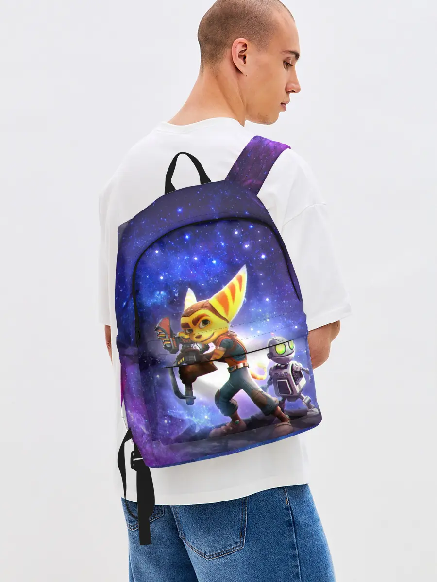 Рюкзак джинсовый / Ratchet & Clank game