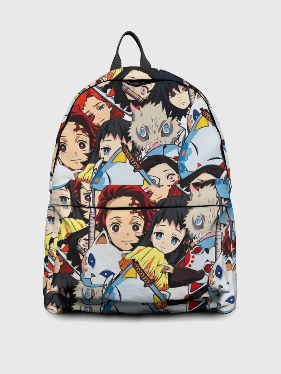 Рюкзак джинсовый / КЛИНОК, РАССЕКАЮЩИЙ ДЕМОНОВ