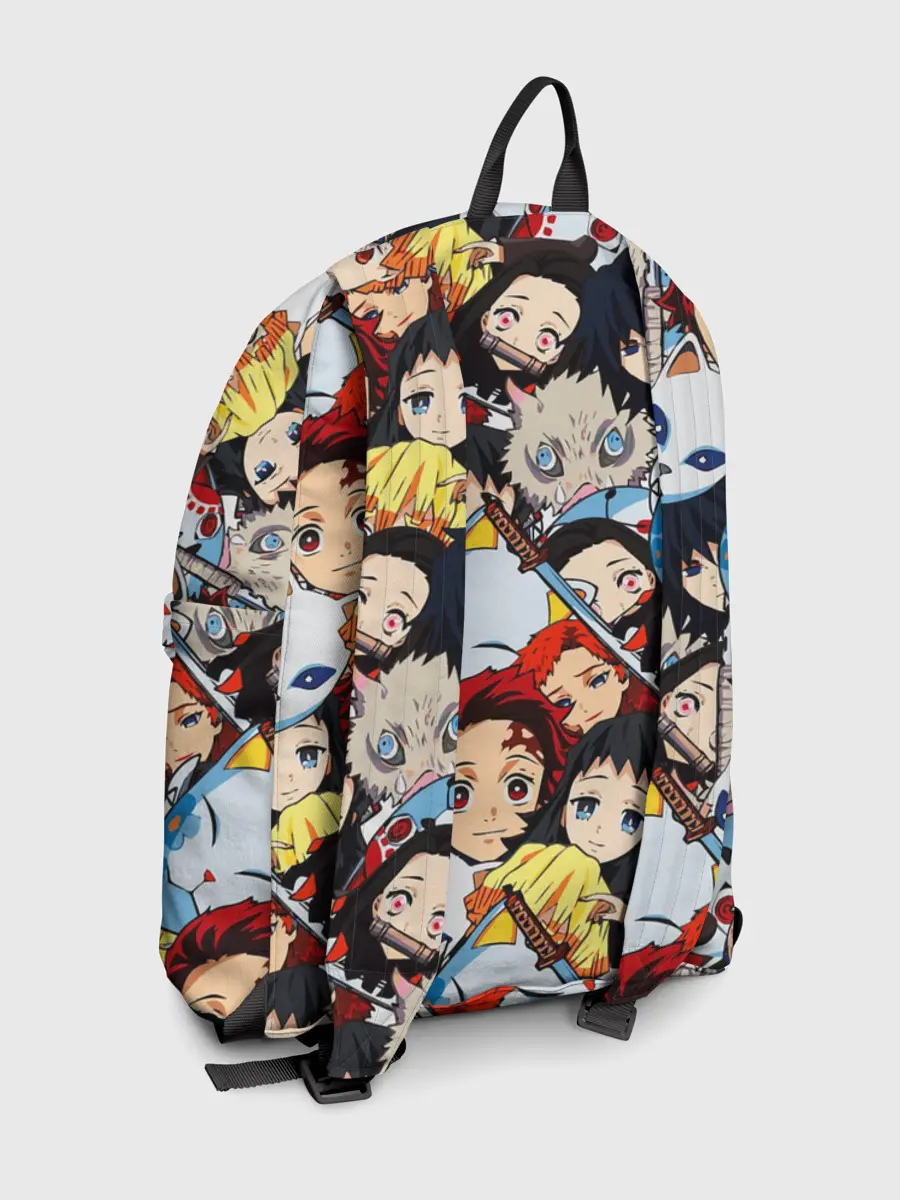 Рюкзак джинсовый / КЛИНОК, РАССЕКАЮЩИЙ ДЕМОНОВ