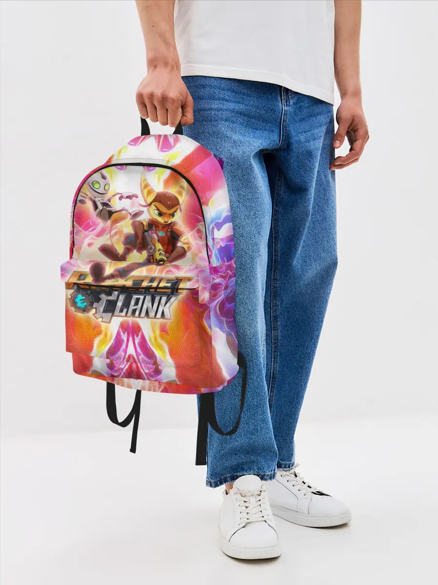 Рюкзак джинсовый / Рэтчет и Кланr игра