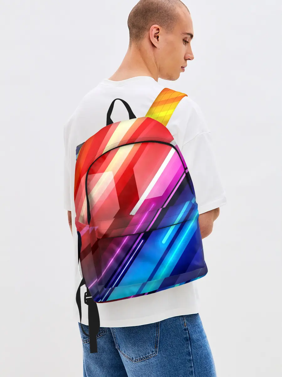 Рюкзак джинсовый / НЕОН