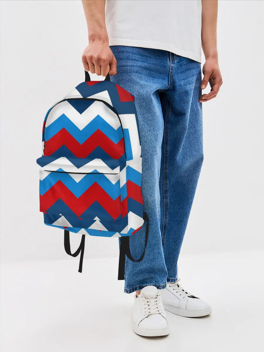 Рюкзак джинсовый / Зигзаг