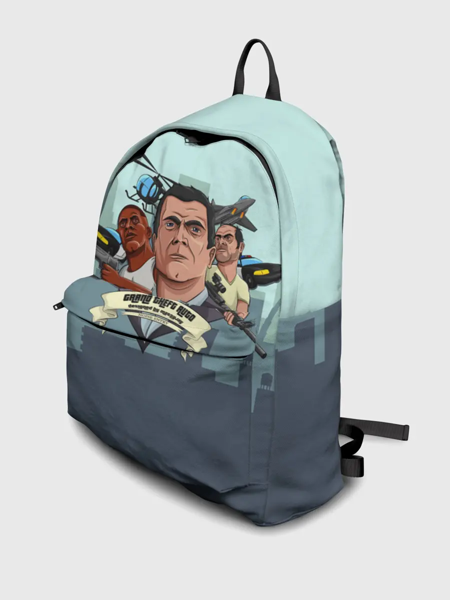 Рюкзак джинсовый / Майкл Тревор Франклин GTA