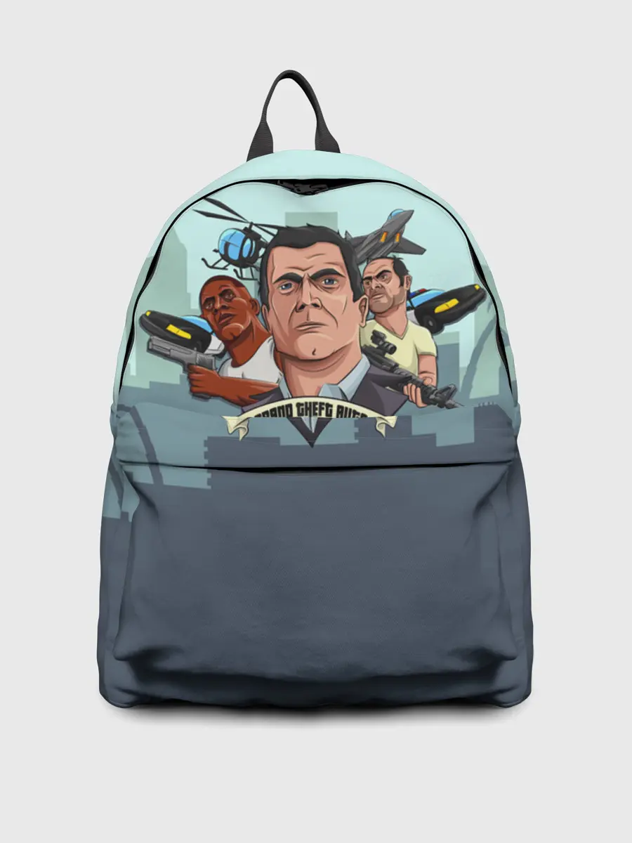 Рюкзак джинсовый / Майкл Тревор Франклин GTA