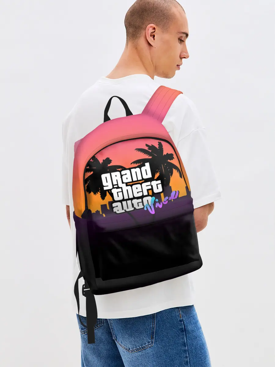 Рюкзак джинсовый / Grand Theft Auto vice