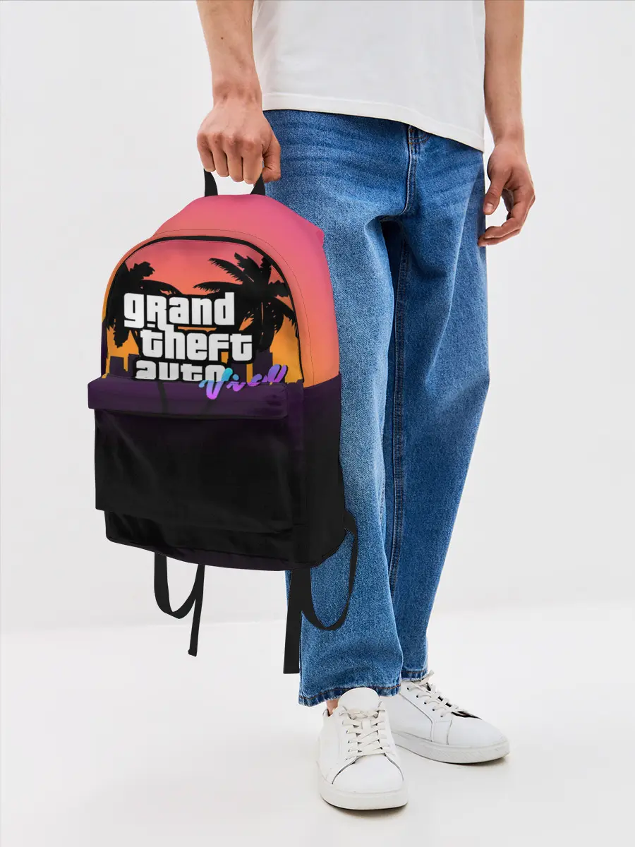 Рюкзак джинсовый / Grand Theft Auto vice