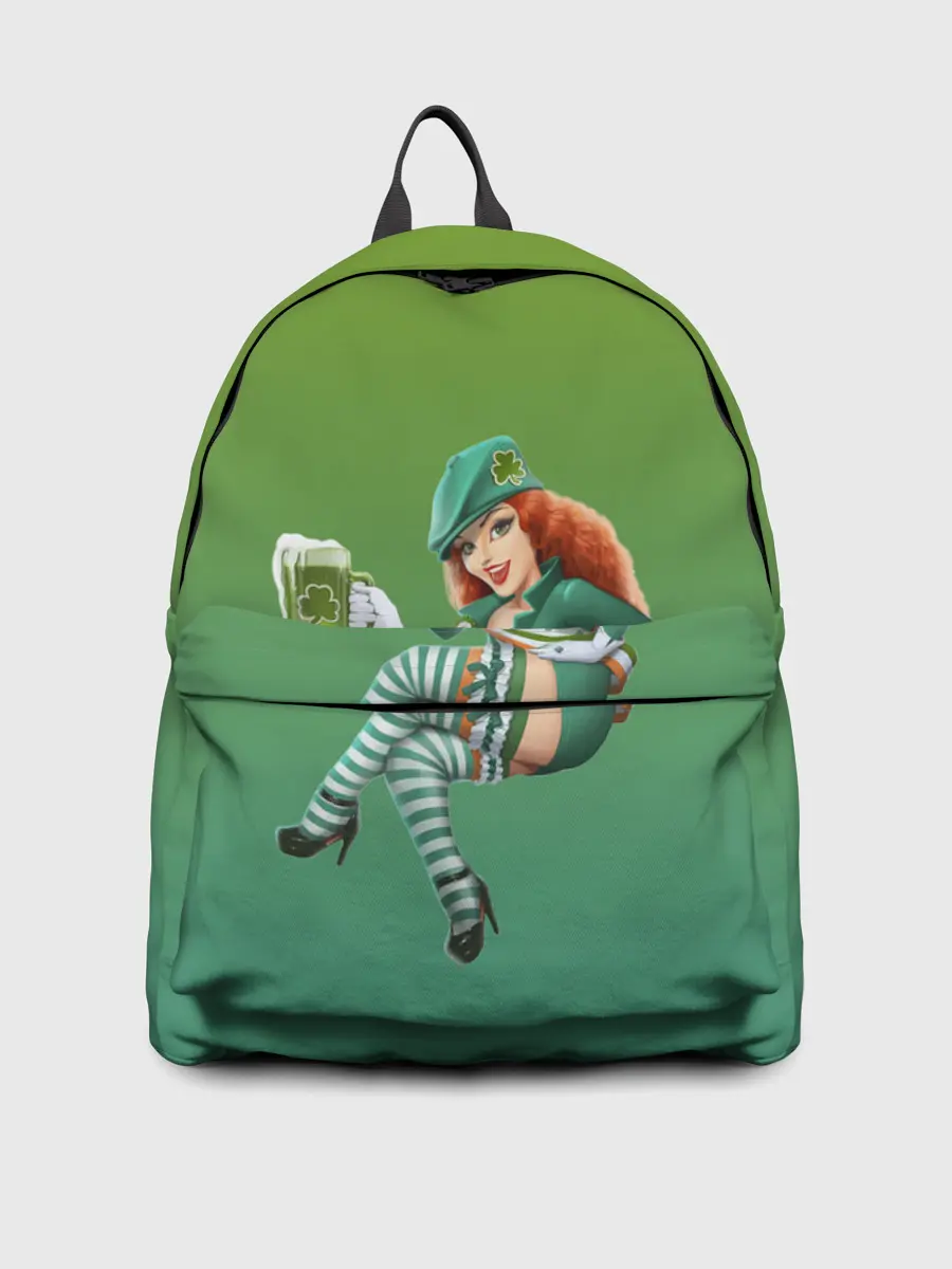 Рюкзак джинсовый / девушка вечеринка на Патрика