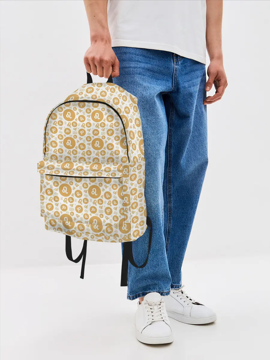 Рюкзак джинсовый / Лев