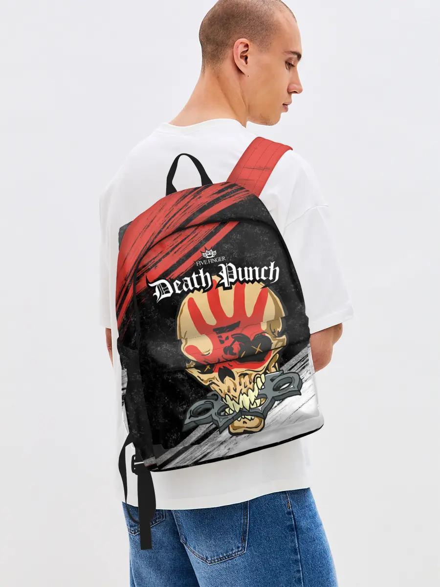 Рюкзак джинсовый / Five Finger Death Punch [7]