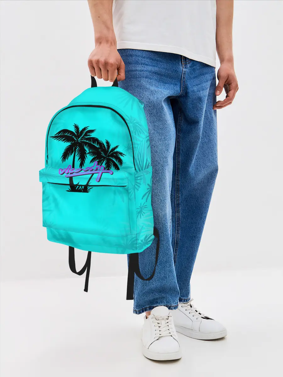 Рюкзак джинсовый / GTA Vice City гавайка