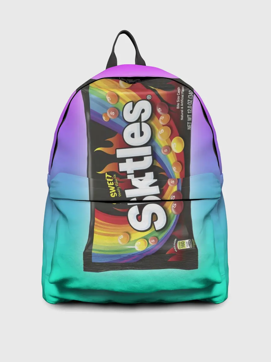 Рюкзак джинсовый / Skittles | Черный