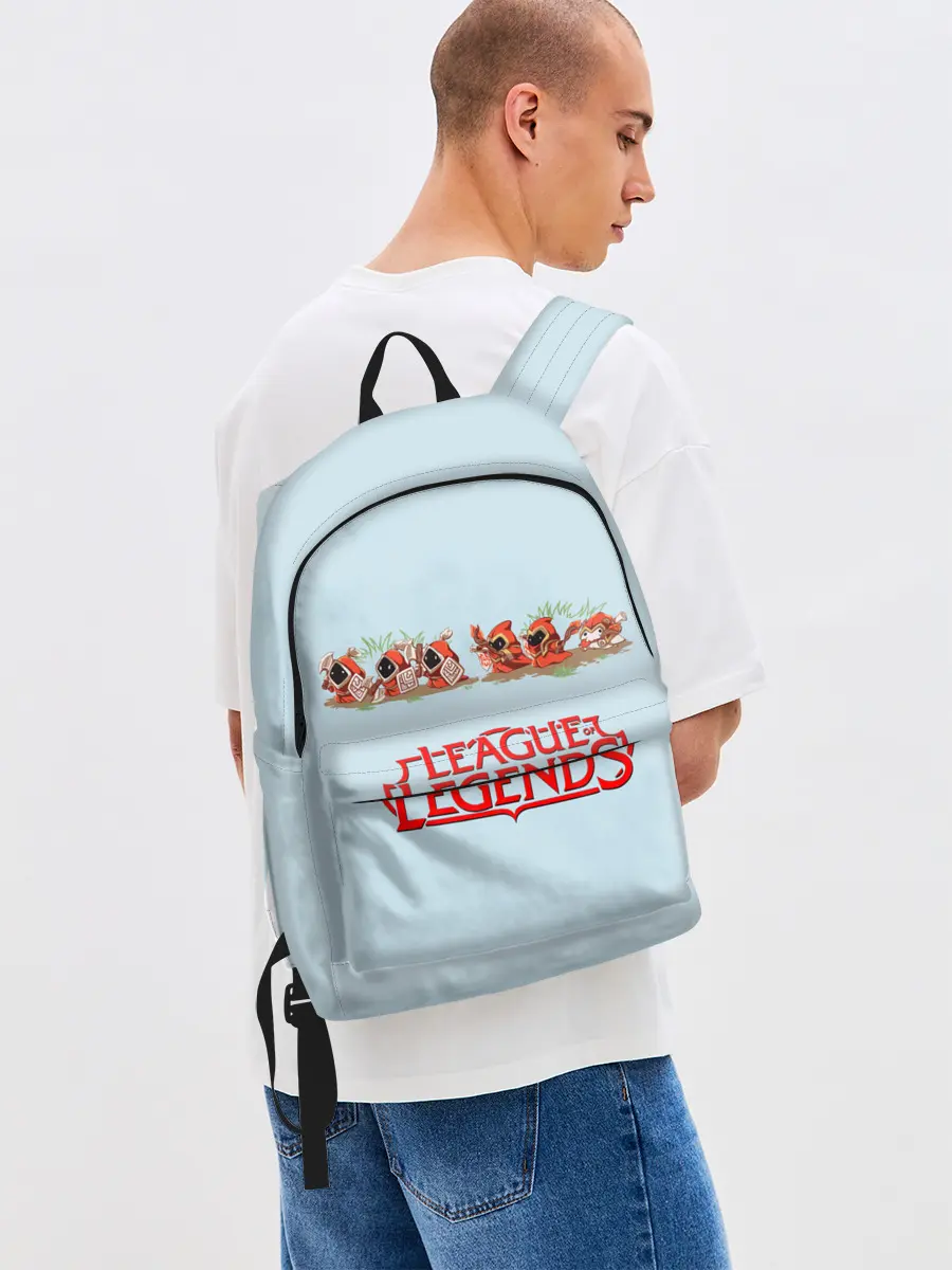 Рюкзак джинсовый / Крипы | LOL