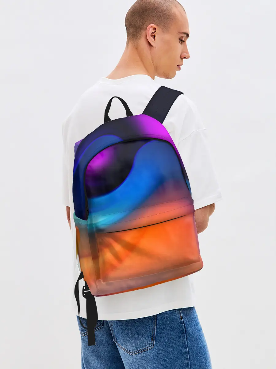 Рюкзак джинсовый / Цветной шум