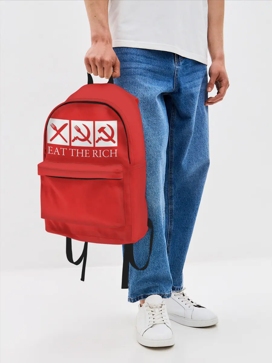 Рюкзак джинсовый / Eat The Rich
