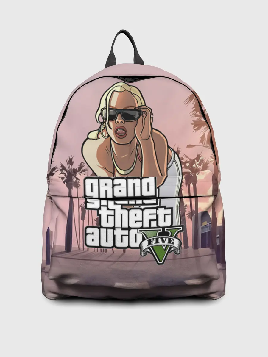 Рюкзак джинсовый / Grand Theft Auto V девушка