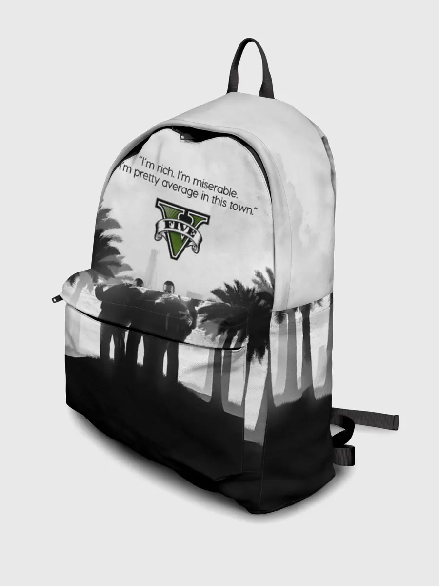 Рюкзак джинсовый / Im rich. im miserable. GTA 5